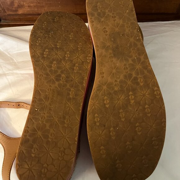 KATE SPADE NEW YORK WOMEN'S PICNIC ANKLE-STRAP PLATFORM WEDGE SANDALS SIZE 9M - Picture 6 of 7